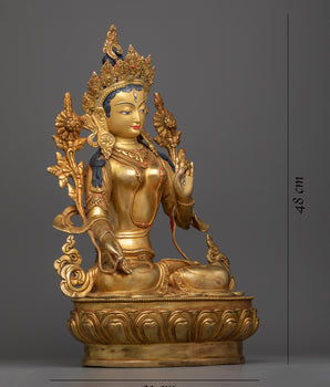 White Tara Sculpture