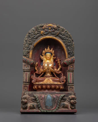 Chenrezig with Throne