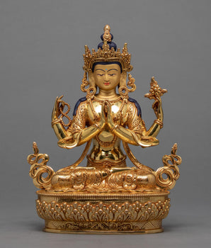 Chenrezig Tibetan  Statue