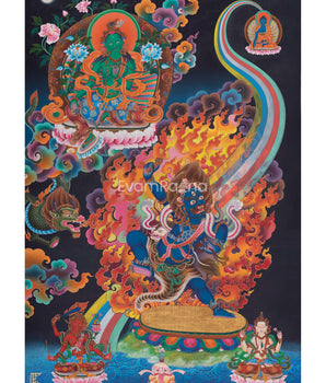 Bodhisattva Vajrapani Thangka Print