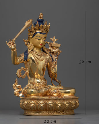 manjushri-the bodhisattva of wisdom