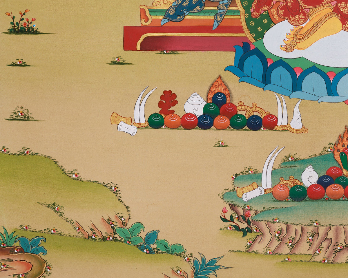 Maitreya Buddha Himalayan Art | Future Buddha | Loving Kindness, and Enlightenment Deity