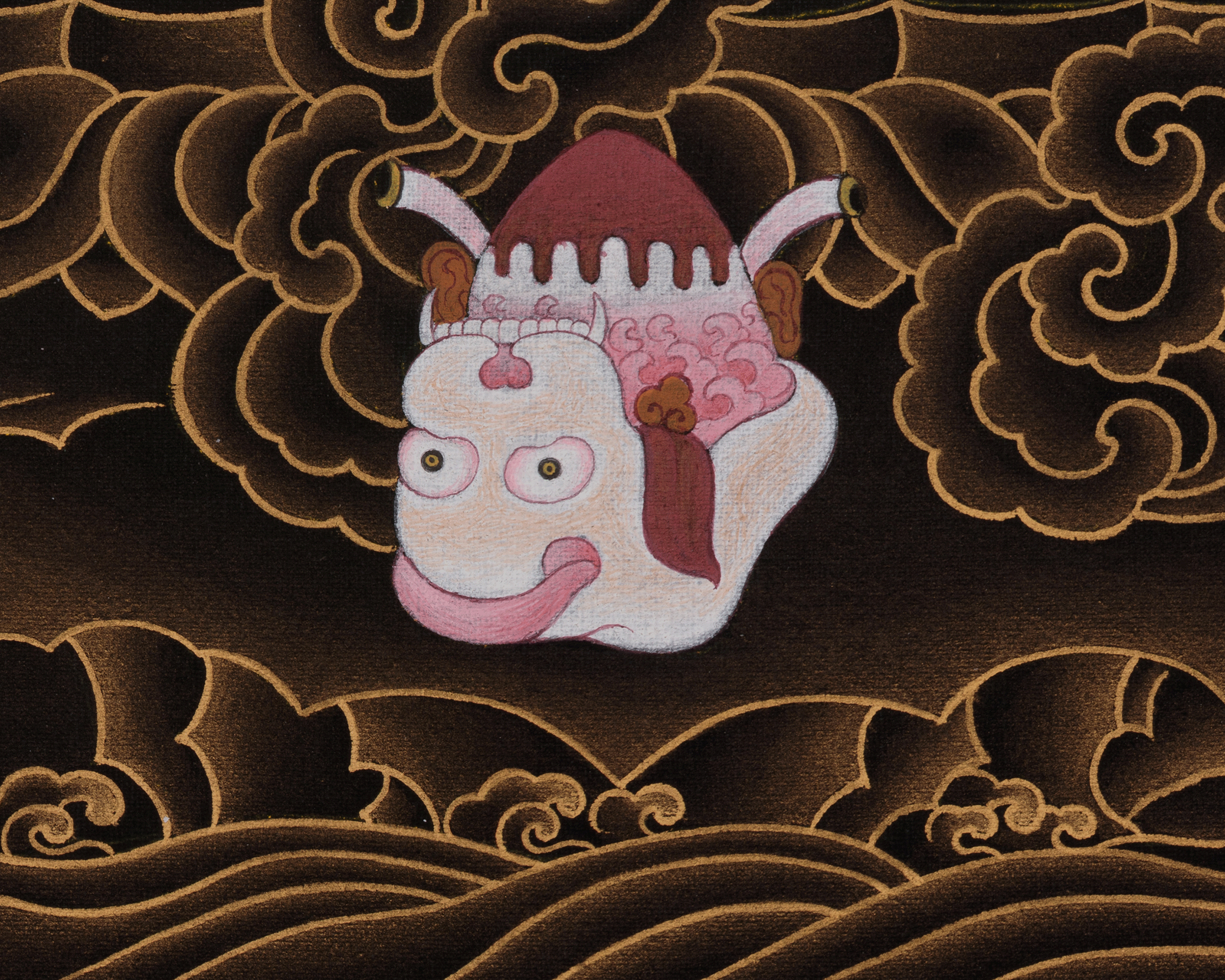 Tibetan Dorje Drollo Thangka | Wrathful Form of Guru Rinpoche | Vajrayana Deity