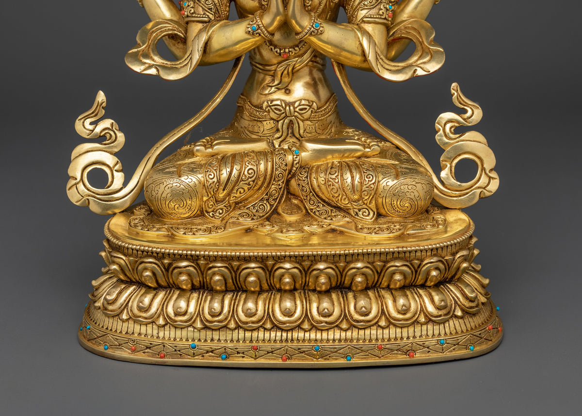 Avalokita Chenrezig Statue | Tranquil Compassionate Deity