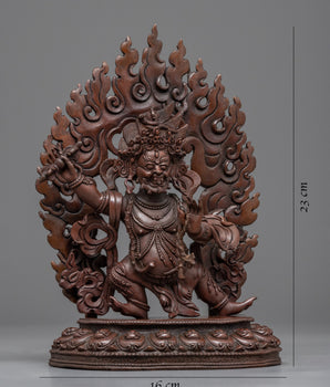 Vajrapani Bodhisattva Statue | Traditional Himalayan Buddhist Artwork