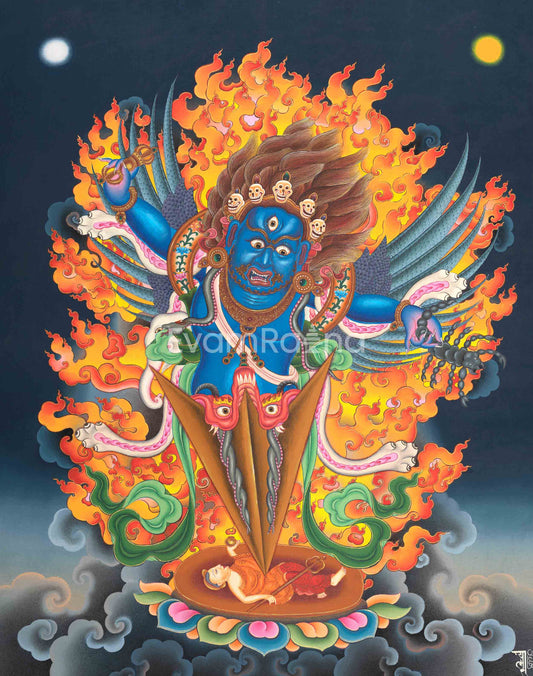 Dorje Phurba Thangka Print | Spiritual Gifts | Canvas For Meditation