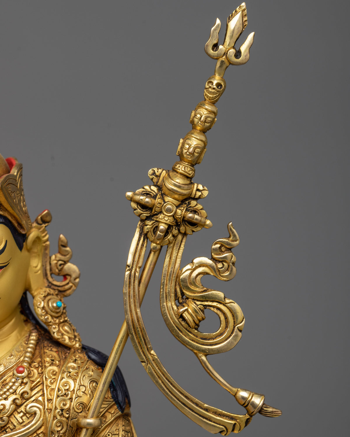 2nd Buddha Guru Rinpoche: The Tantric Master | 24K Gold Gilded Statue