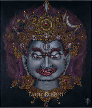 Bhairava Thangka Print 