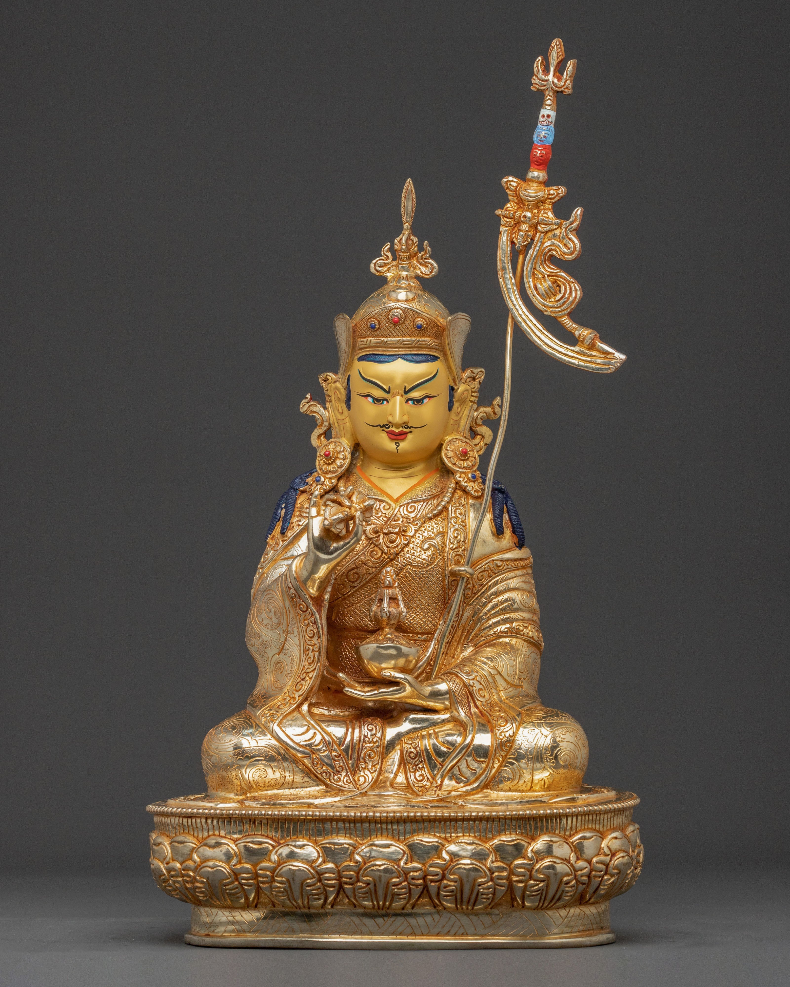 Dharma Master Guru Statue Set | Sacred Buddhist Art