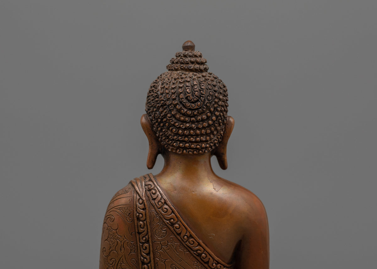 Medicine Buddha with Healing Nectar Statue | King of Lapis Lazuli Light