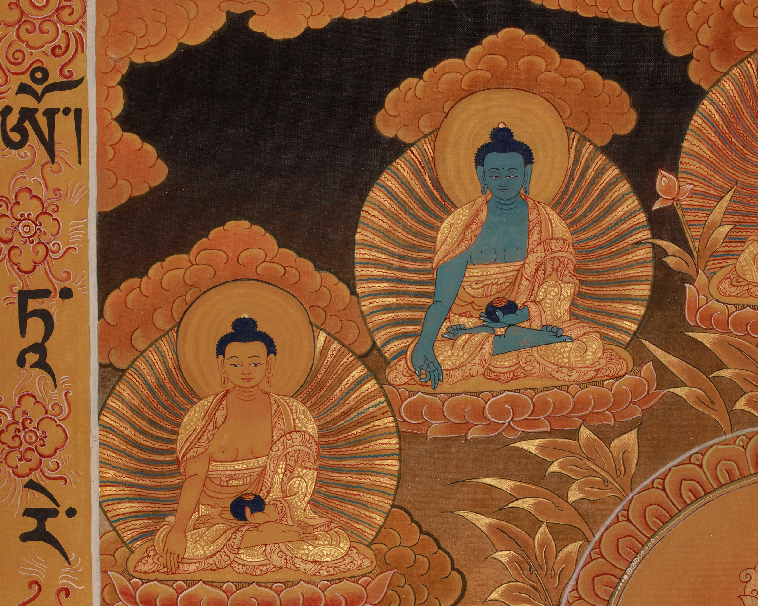 Female Buddha White Tara Thangka | Longevity Deity