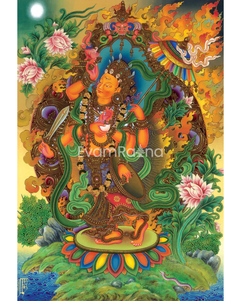 Indrani Thangka Print 