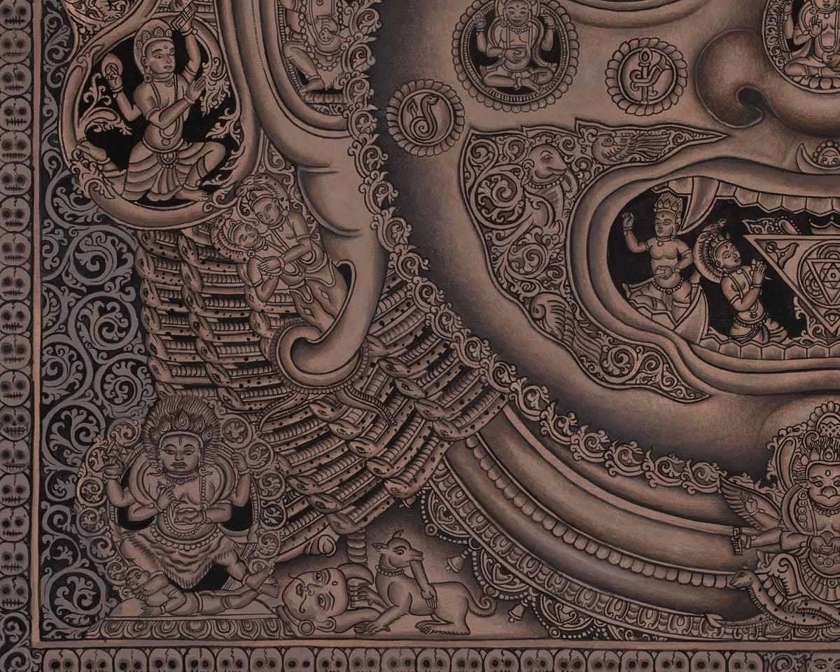 Bhairav Thangka | The Fierce Manifestation of Shiva