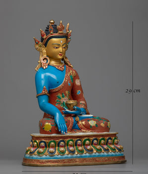 Shakyamuni Buddha Colorful Statue