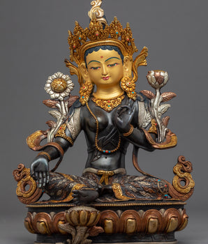 Green Tara Nepal Sculpture
