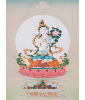 goddess-of-longevity-white-tara-thangka
