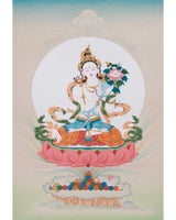 goddess-of-longevity-white-tara-thangka