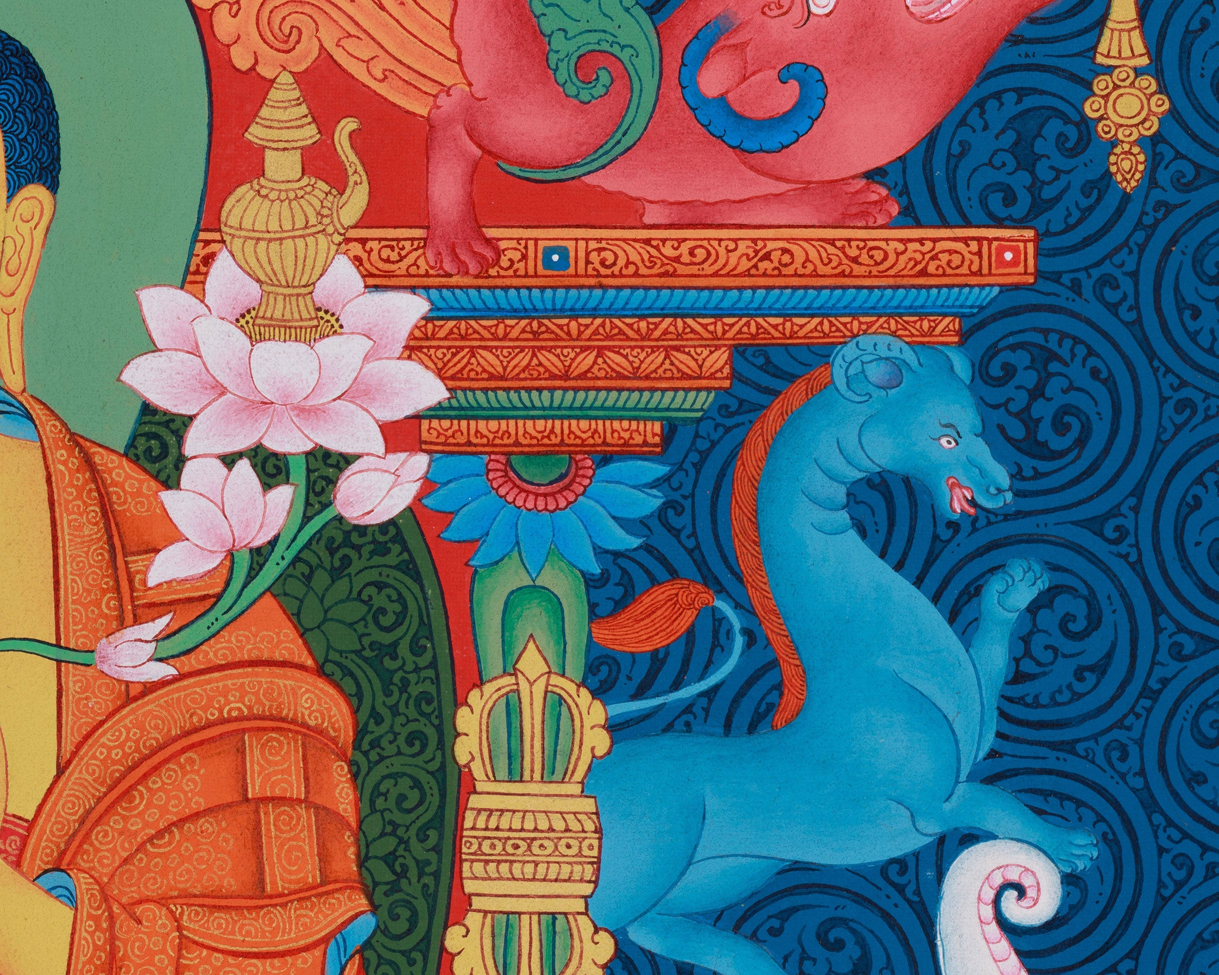 Buddha of Future, Maitreya Thangka | The Coming Buddha of Compassion