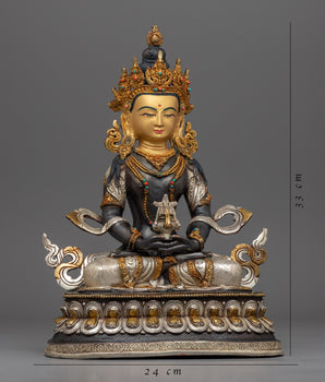 Amitayus Buddha Statue for Meditation and Altars | Handcrafted Buddhist Statue