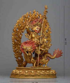 white-dzambhala-on dragon 