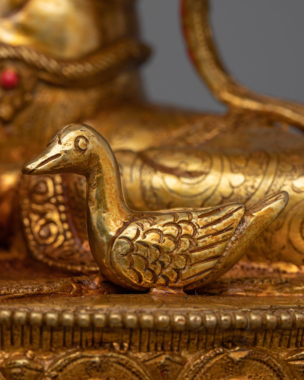 Saraswati Hindu Goddess of Knowledge | Handcrafted Religious Altar Statue