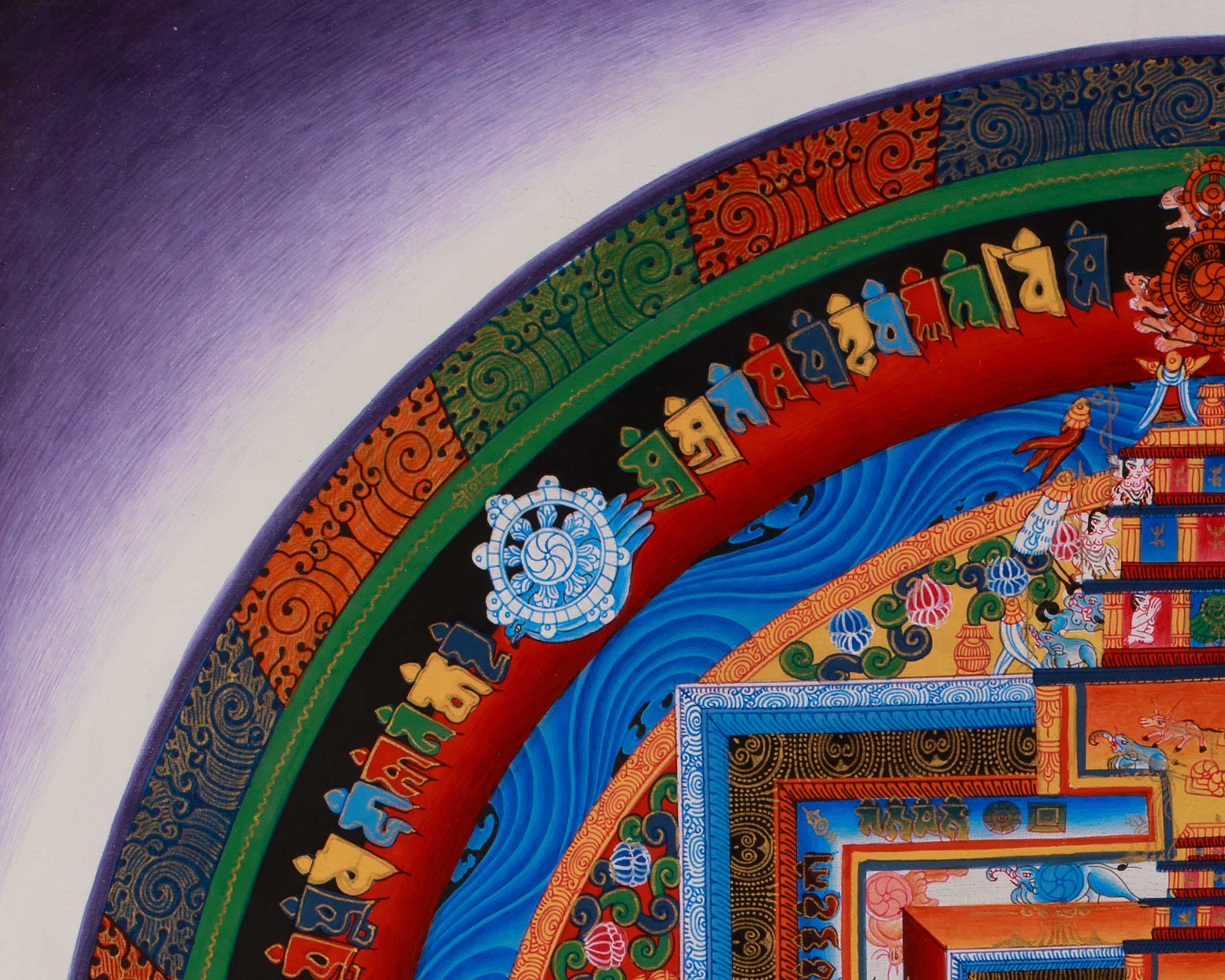 Kalachakra Mandala Traditional Art | A Sacred Symbol of Time, Wisdom, and Enlightenment