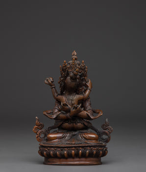 oxidized-statue-of-primordial-vajradhara-statue