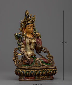 Radiant Colored White Tara | Channel Divine Compassion