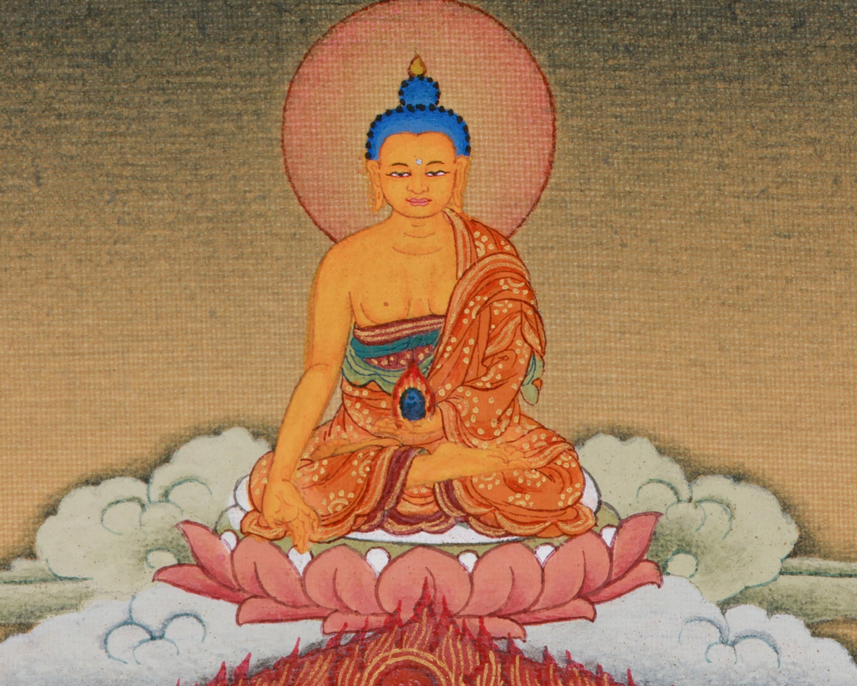 Sacred Standing Black Dzambhala | Wealth Deity for Spiritual and Material Abundance
