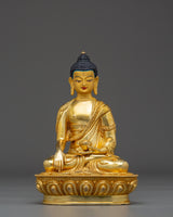 Golden Shakyamuni Buddha Sculpture