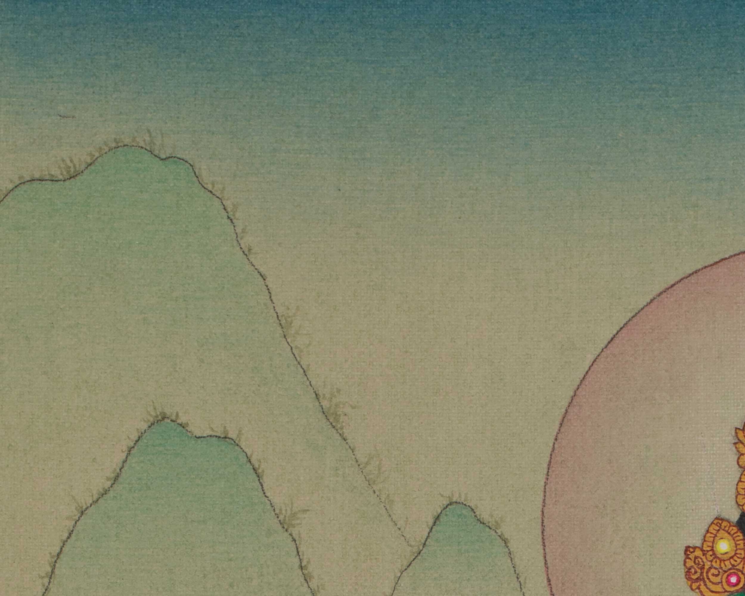 Green Tara Sacred Thangka | Mother of Liberation | Thangka Painting | Himalayan Art