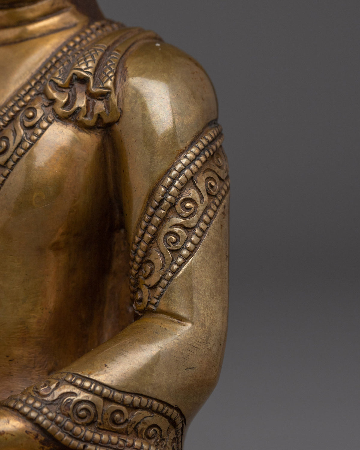 Amitabha Copper Decor Statue | Dharmakara - 48 Great Vows Buddha