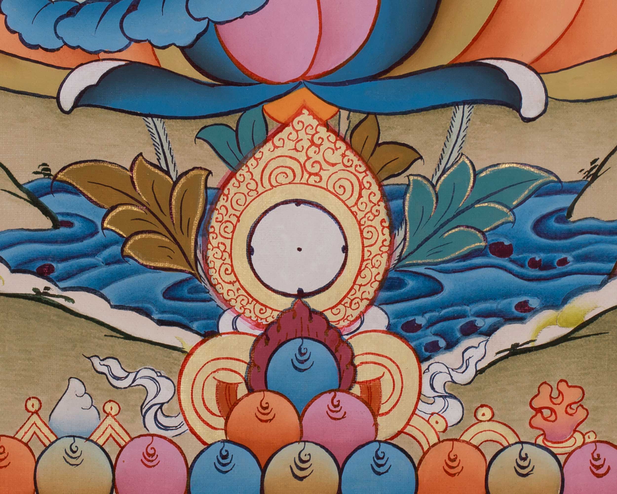 Beautiful Green Tara Thangka | Swift Compassion and Protection Deity