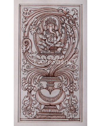 High-Quality Print For Ganesha Mantra