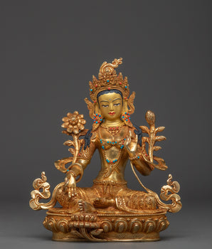 protection-deity-green-tara-statue