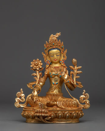 protection-deity-green-tara-statue