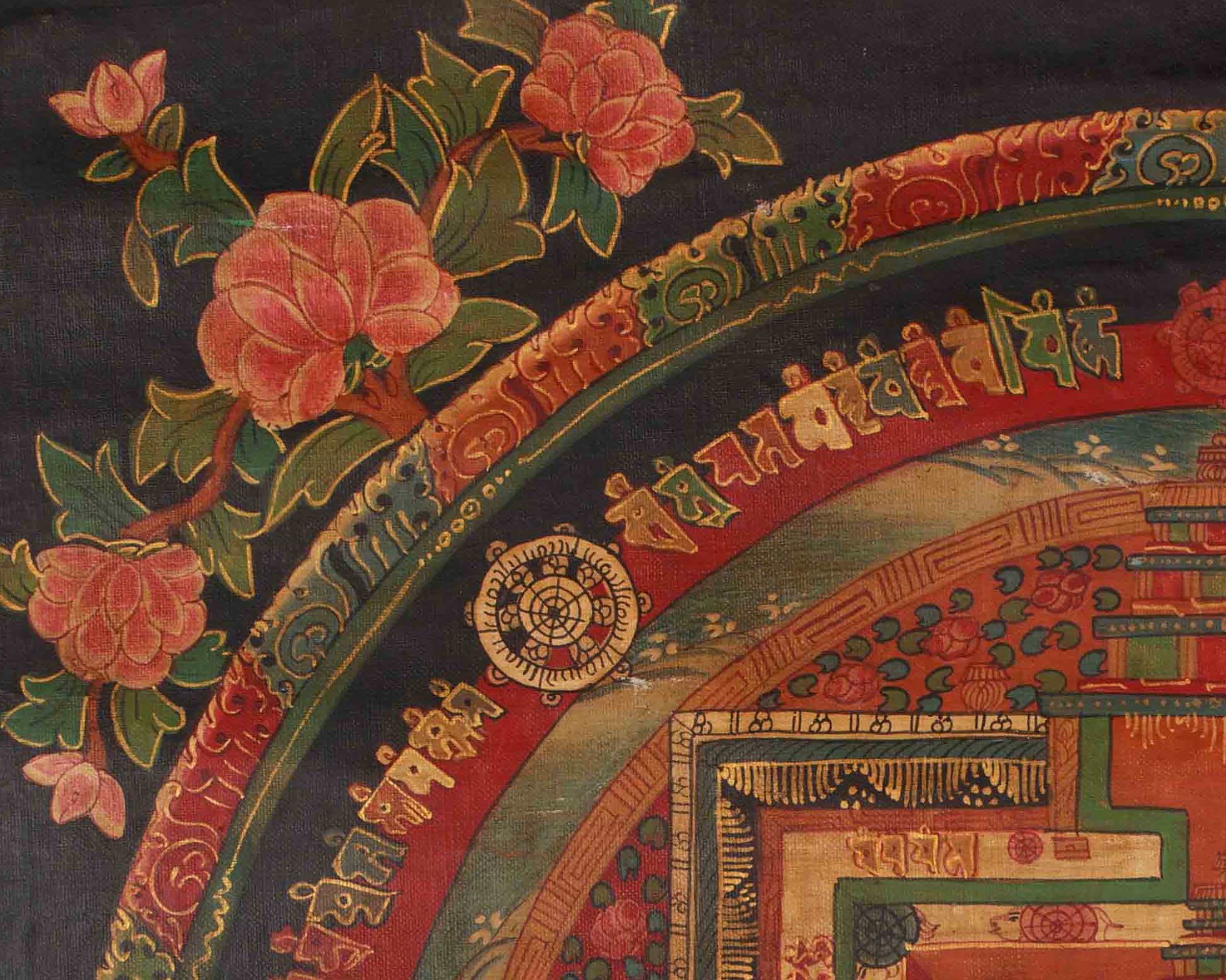Traditional Kalachakra Mandala Art | Spiritual Harmony | Vajrayana Buddhism