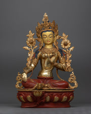 green-tara-gold-gilded-oxidized