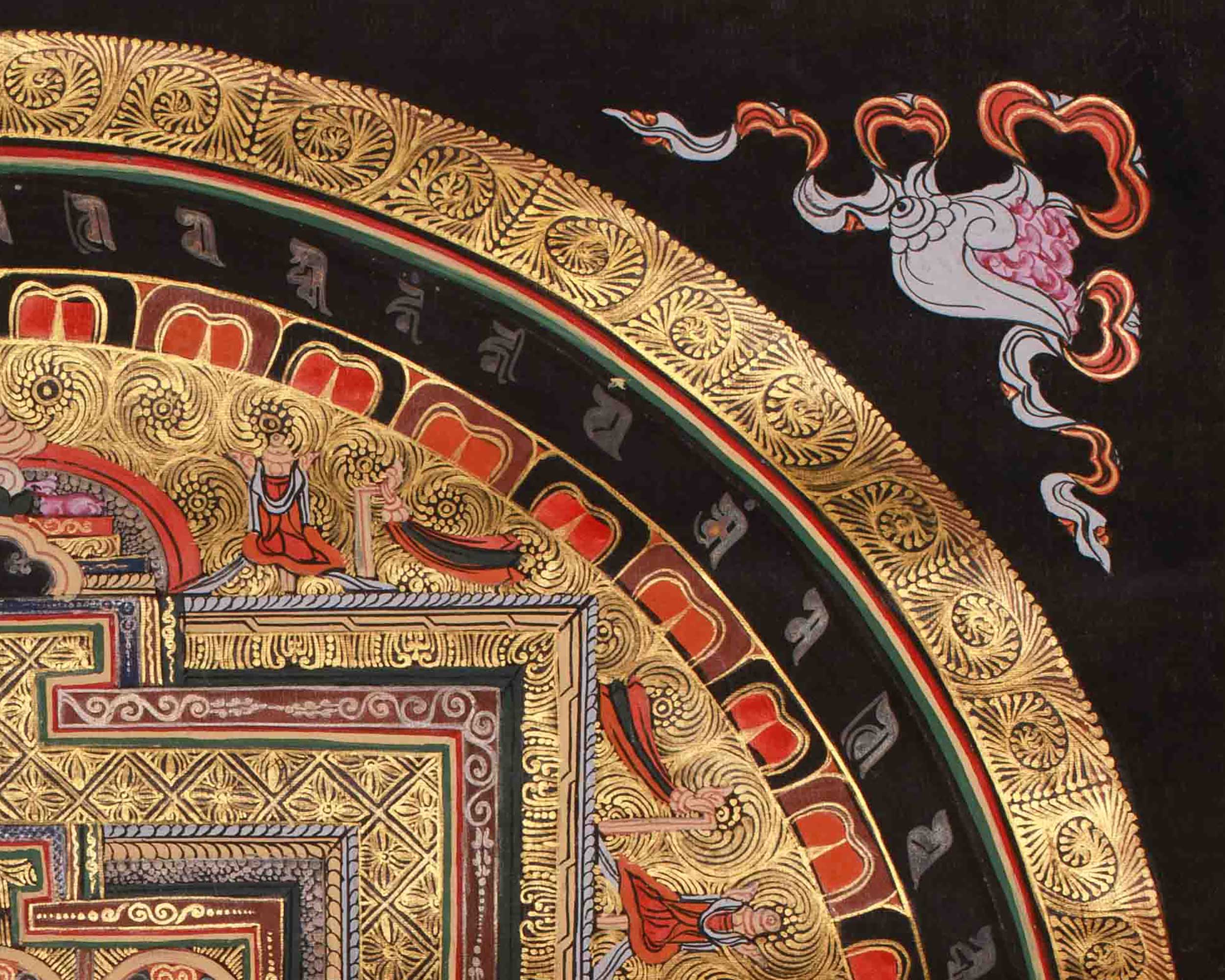 Mandala Artwork | Traditional Himalayan Thangka | Representing the Enlightened Universe