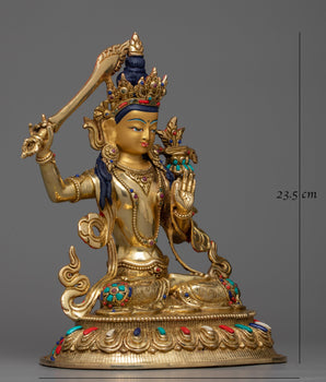 wisdom bodhisattva manjushri-sculpture