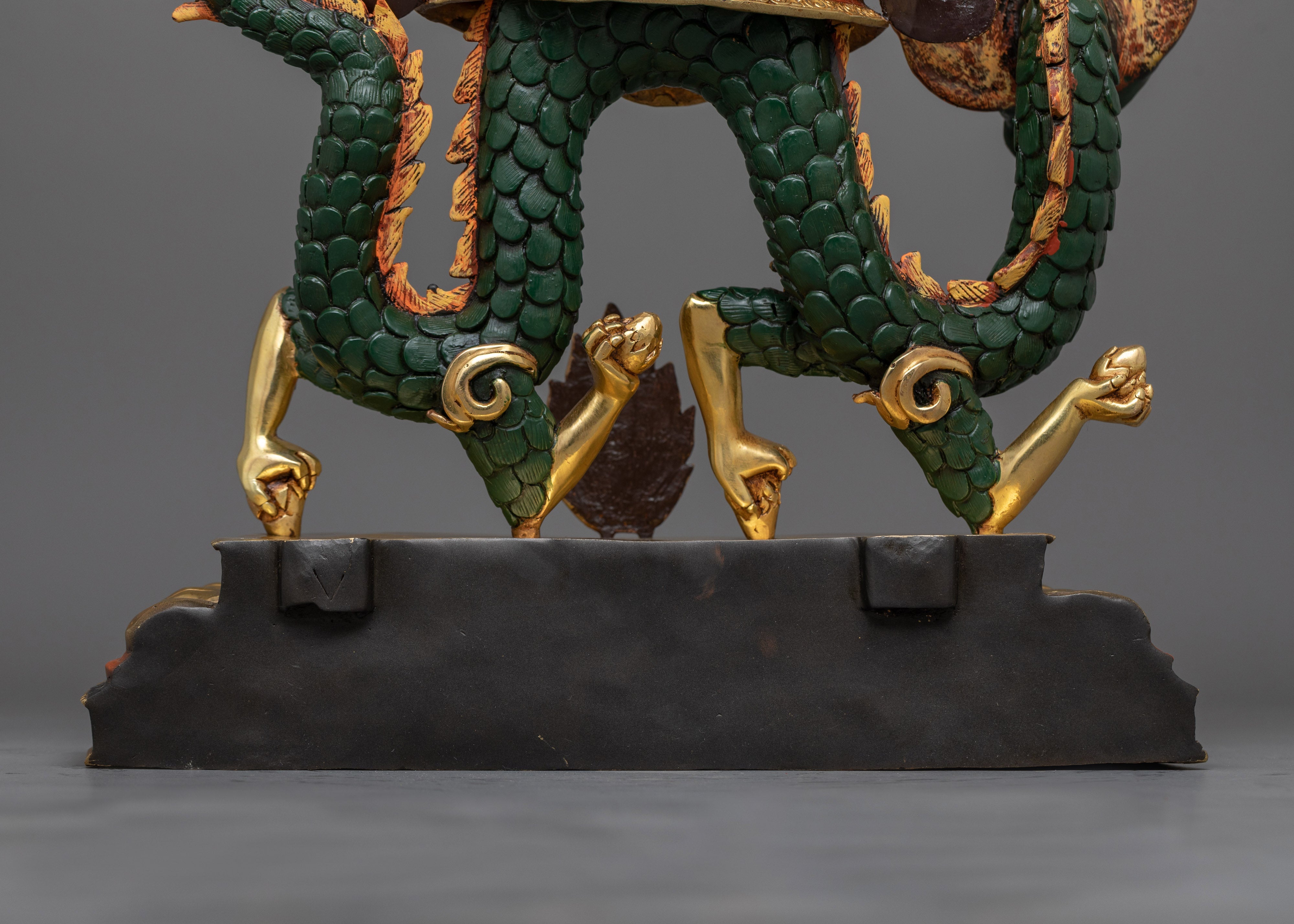 White Dzambhala Colored Sculpture | Embodiment of Wealth and Compassion