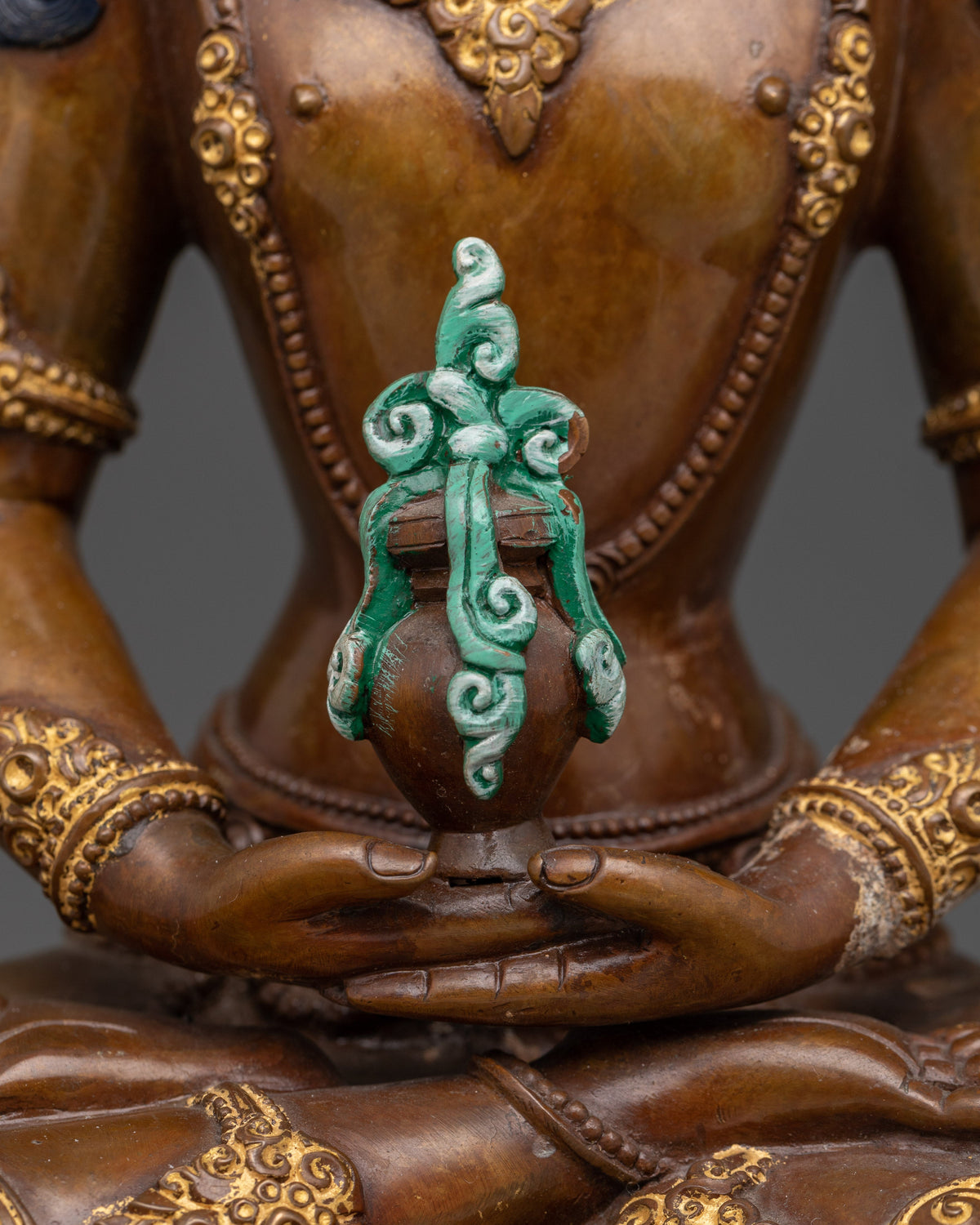 Oxidized Amitayus Buddha Statue | An Eternal Symbol of Longevity and Wisdom