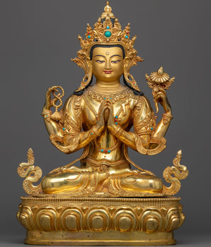 4 armed deity