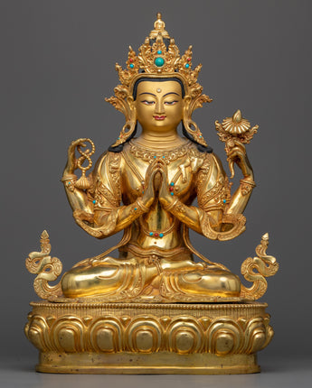 4 armed deity