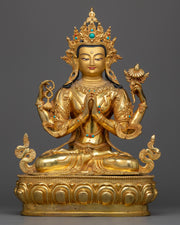 4 armed deity