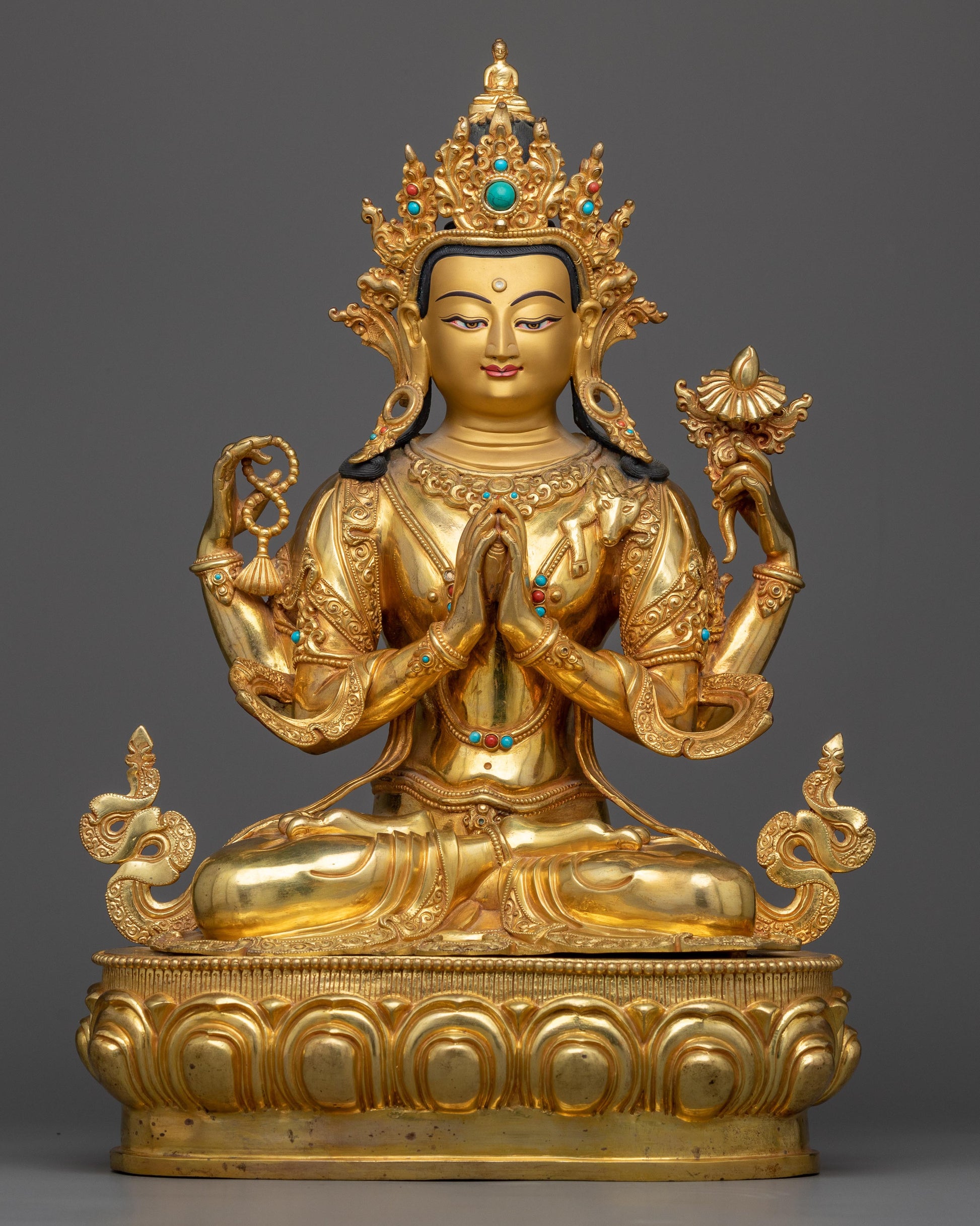 4 armed deity