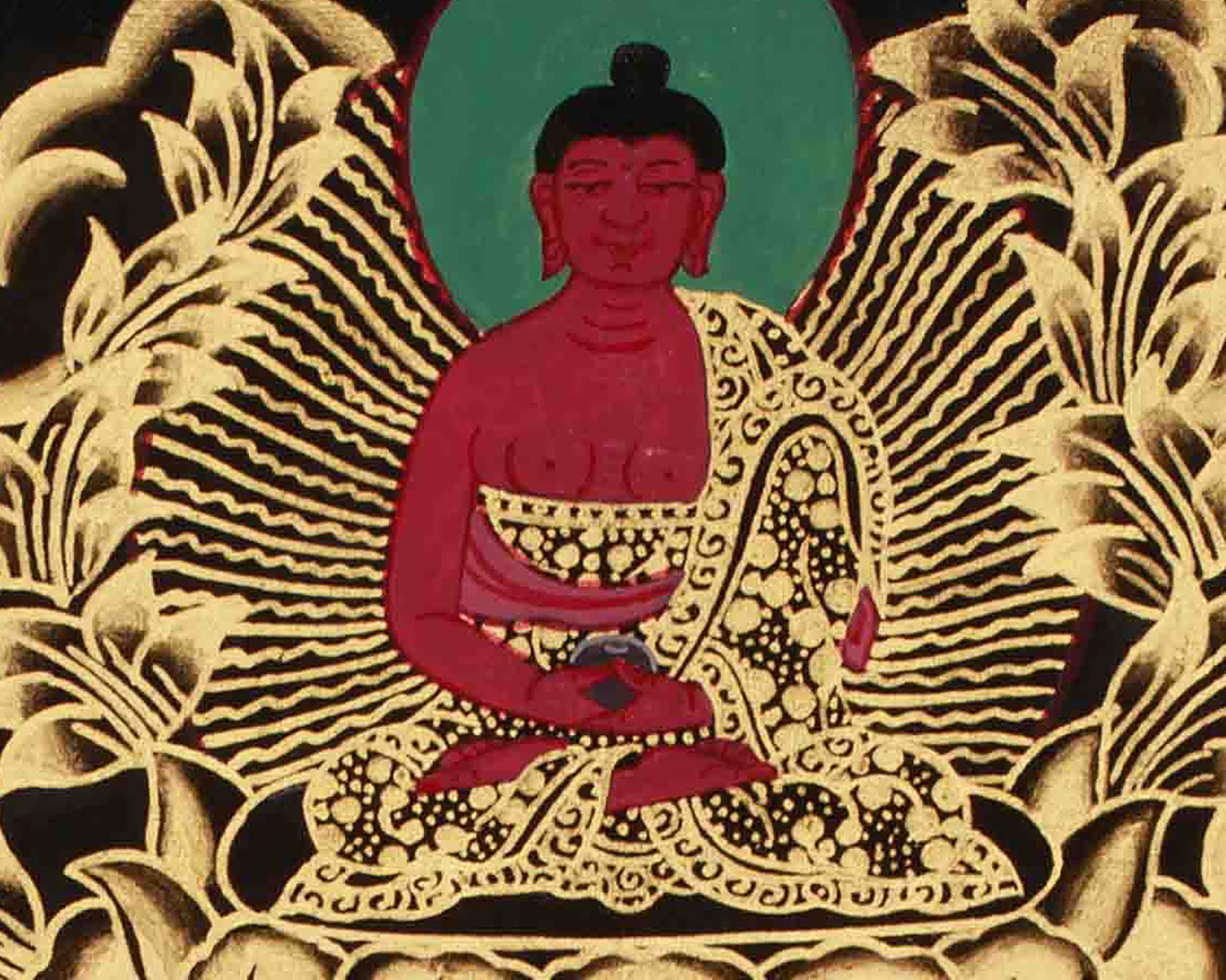 Mother Green Tara Healing Art | Tibetan Buddhist Thangka| Sacred Art Of Wisdom & Swift Blessings