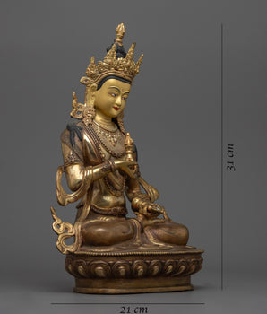 vajrasattva tibetan-mantra statue