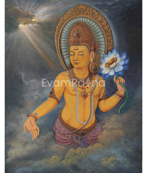 Ruler of Trayastrimma Lord Indra Canvas Art