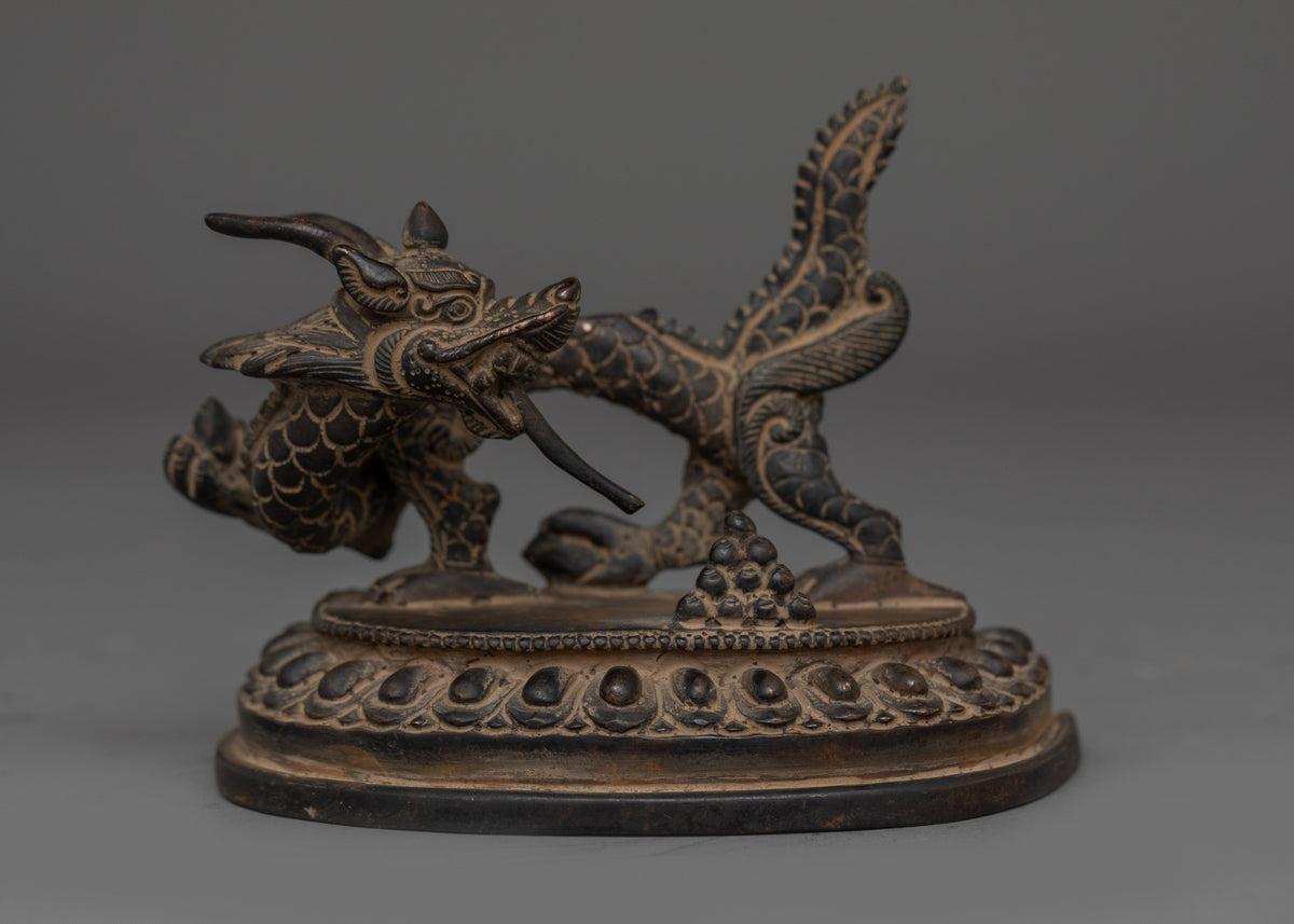 Sculpture of White Dzambhala | Prosperity Deity